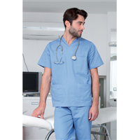 Casacca uomo con tasche frontali e scollo a V